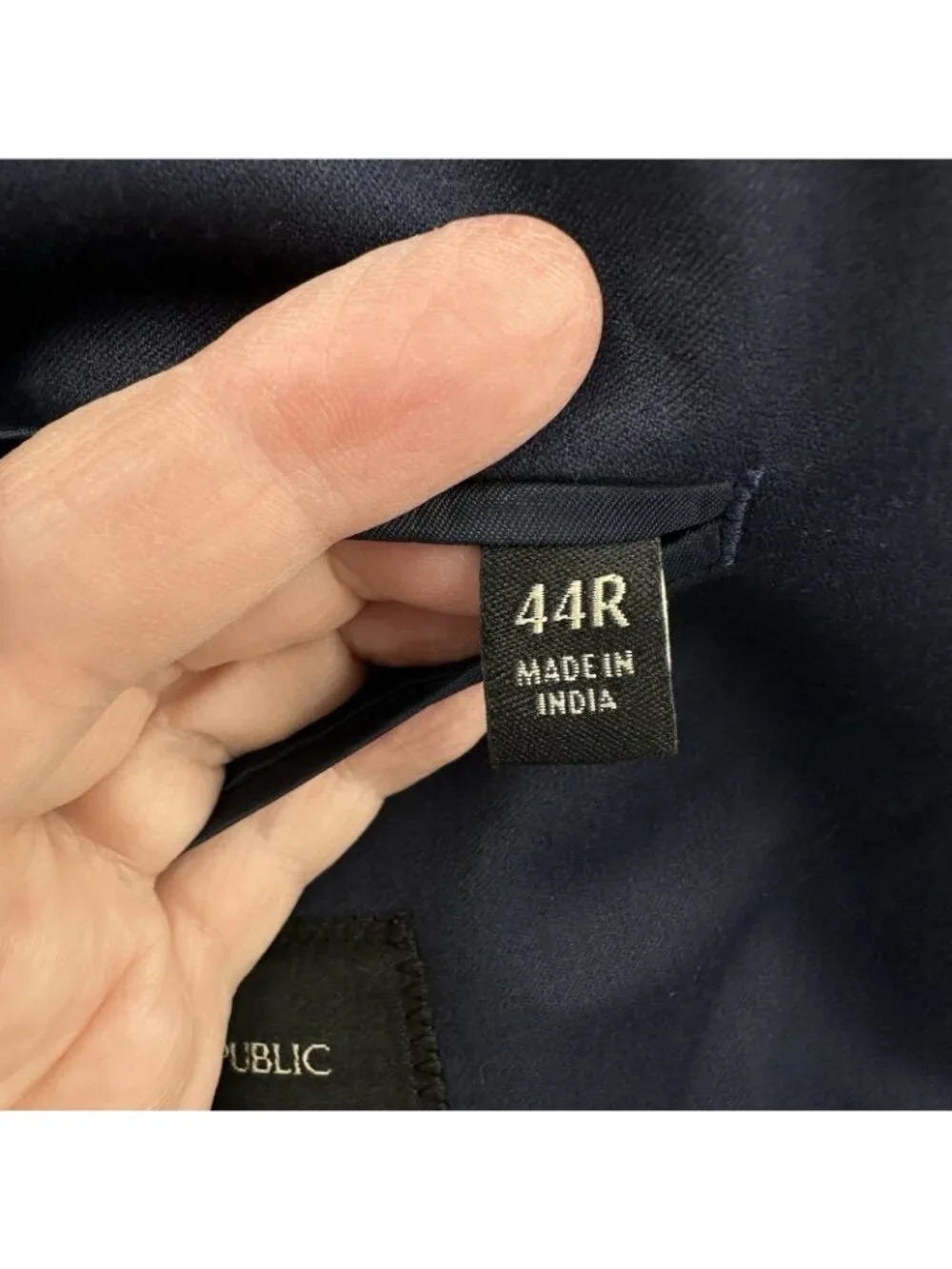 BANANA REPUBLIC jacket blazer sport coat tailored fit blue 44R business casual